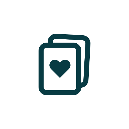 Bet, card, casino, gamble, games, money icon