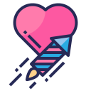 Rocket,Love,Valentines,Romantic,Heart