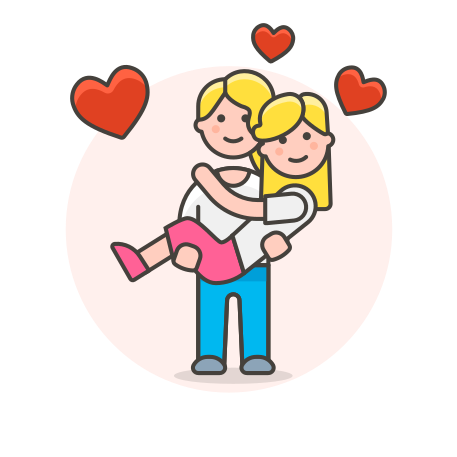 Arms, couple, hold, in, lesbian, love icon