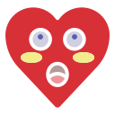 Emoji,Emotion,Heart,Shock,Surprise