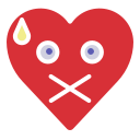 Emoji,Emotion,Heart,Mute,Silence