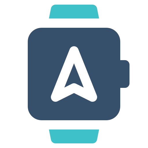 Watch, smartwatch, navigation icon