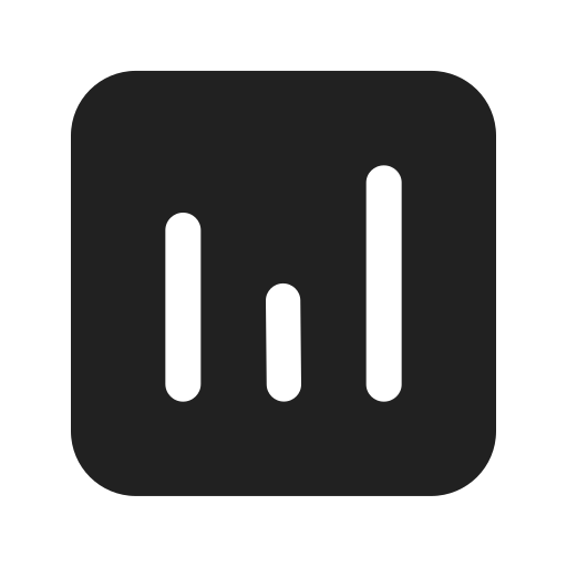 Ic, fluent, data, usage, filled icon