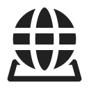 Ic,Fluent,Globe,Surface,Filled