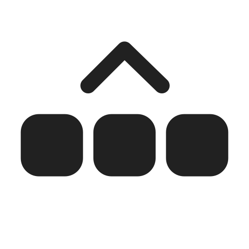 Ic, fluent, extended, dock, filled icon