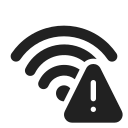 Ic,Fluent,Wifi,Warning,Filled