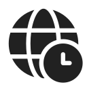 Ic,Fluent,Globe,Clock,Filled