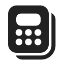 Ic,Fluent,Calculator,Multiple,Filled ok 