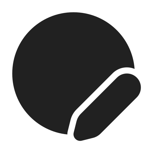 Ic, fluent, circle, edit, filled icon