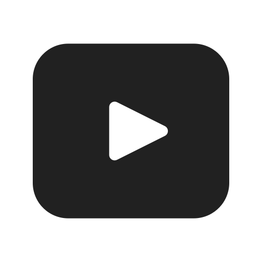 Ic, fluent, video, clip, filled icon