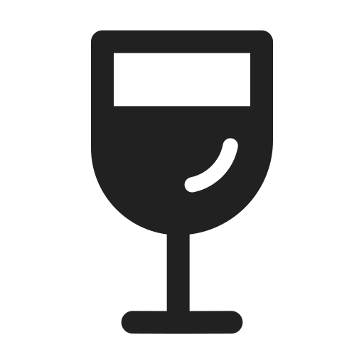 Ic, fluent, drink, wine, filled icon