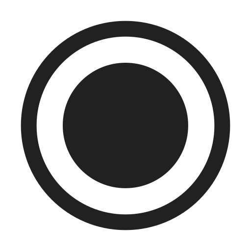 Ic, fluent, radio, button, filled icon