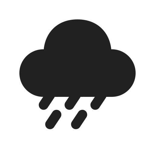 Ic, fluent, weather, drizzle, filled icon