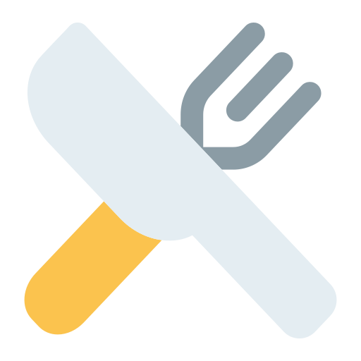Fork, food, knife, cooking, kitchen, restaurant, eat icon