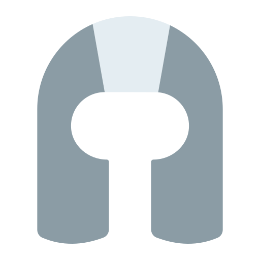 Helmet, protection, safety, war, medieval, knight, warrior icon