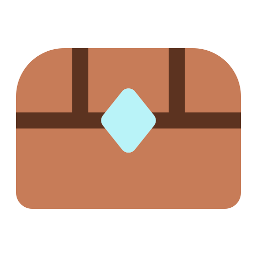 Treasure, chest, gold, money, coin, pirate, golden icon