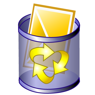 Mail, trash icon