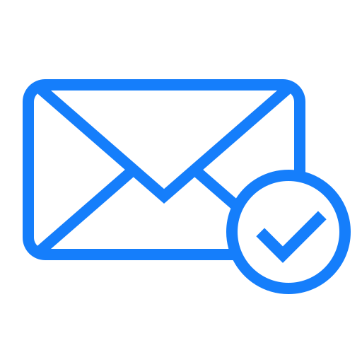 Mail, checked icon