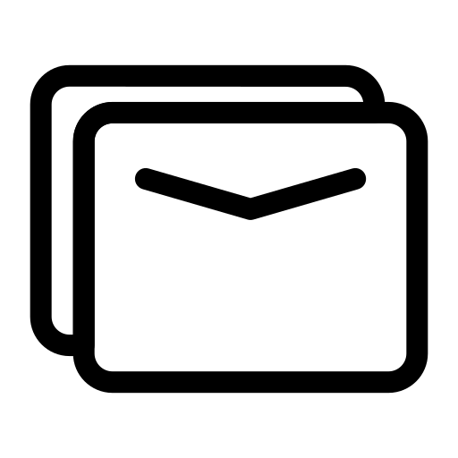 Inbox, email, mail icon