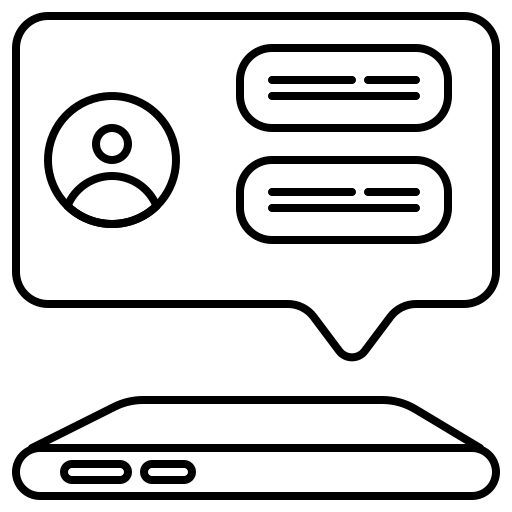 Chat, chatting, dialogue, email, mail, message icon