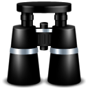 Binoculars, find, search icon