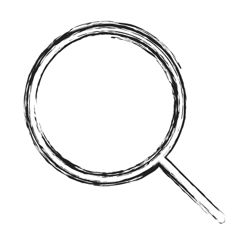 Browse, examine, find, productivity, search, shape, social icon