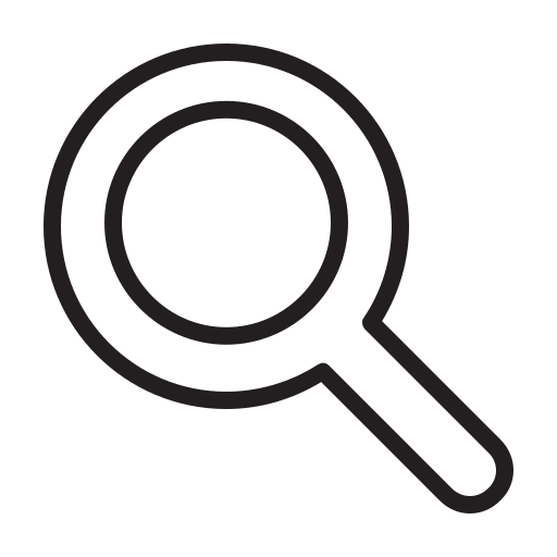Ecommerce, find, line, magnifier, search, zoom icon