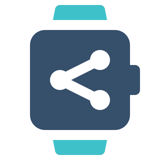 Share, smart, watch icon