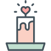 Candle,Love ok 