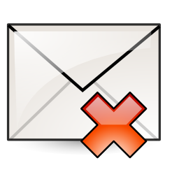 Junk, mail, mark icon