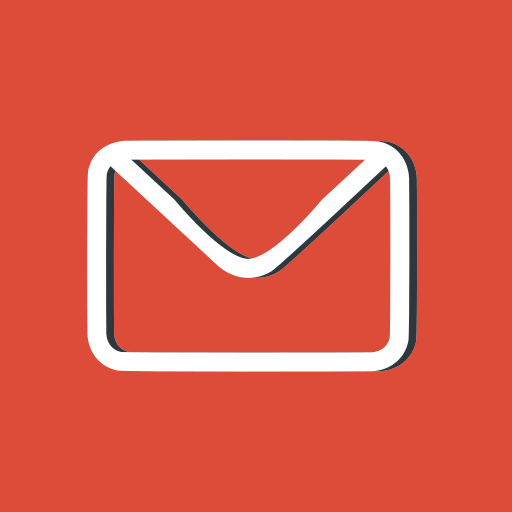 Envelope, envelopes, interface, mail, mails, message, red icon