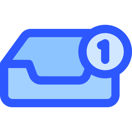 Ui, interface, inbox, mail, message, notification icon