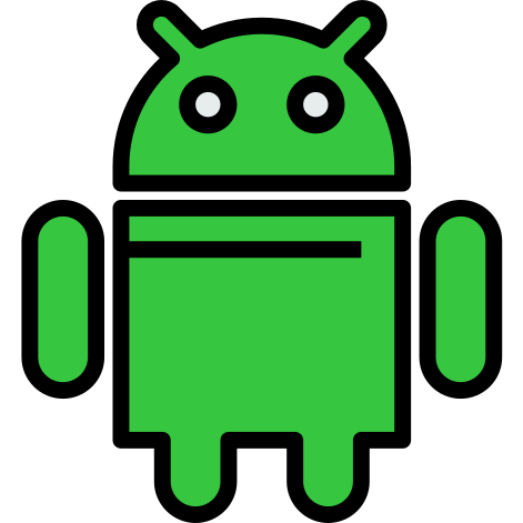 Android, logo, media, social icon
