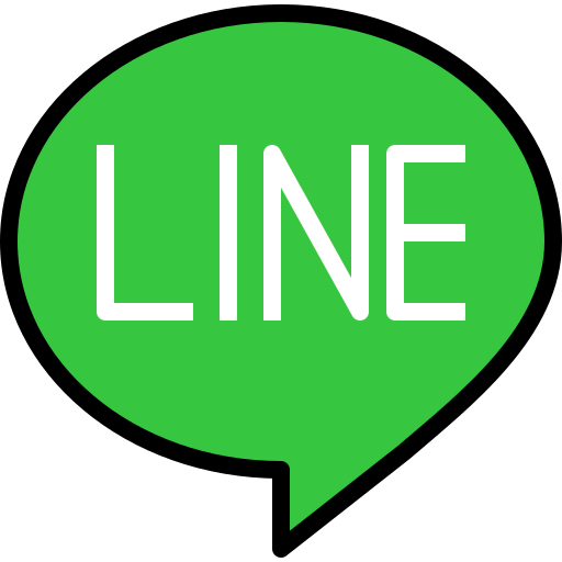 Line, logo, media, social icon