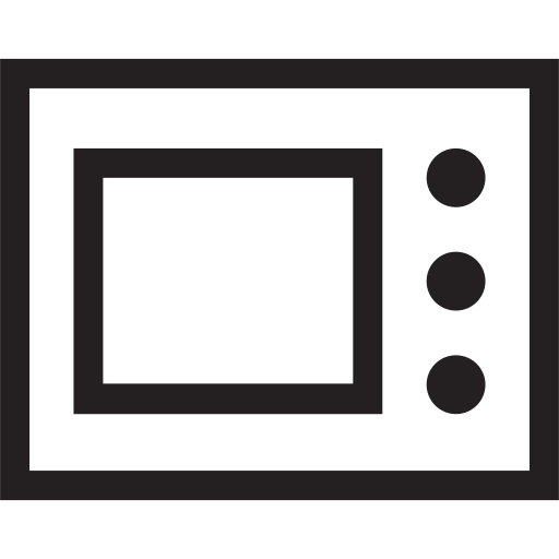 Food, heat, microwave, oven, quick icon