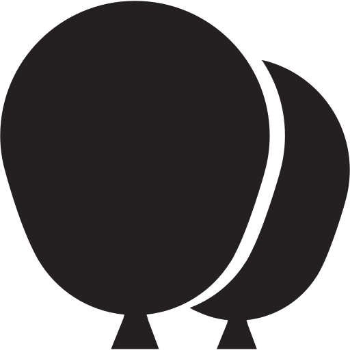 Balloons, events, organizing, party, planning icon