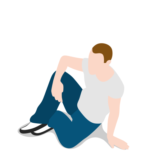 Male, man, sitting icon