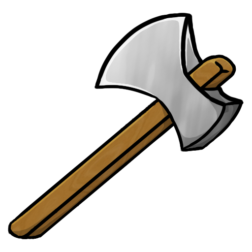 Iron, axe icon