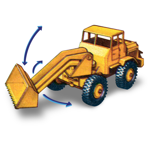 Hatra, shovel, tractor icon