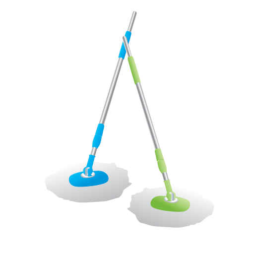 Cleaning, janitor, mop icon