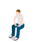 Male,Man,Sitting,User