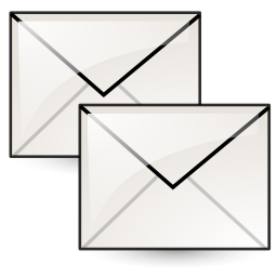 Copy, mail icon