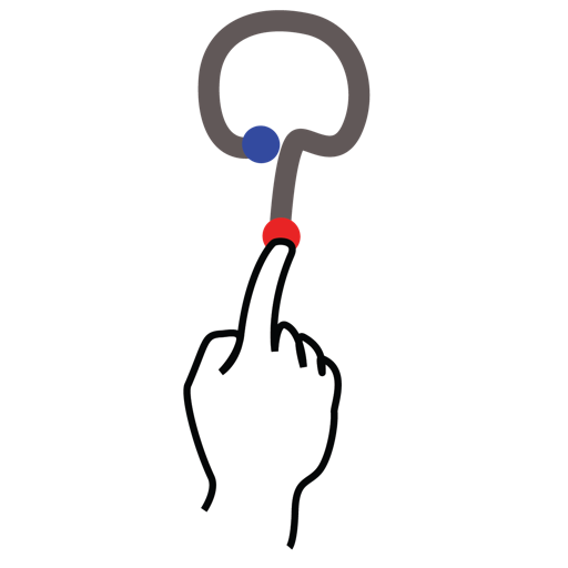 Gestureworks, letter, q, stroke, uppercase icon
