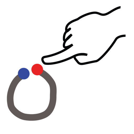 Gestureworks, letter, o, stroke, uppercase icon