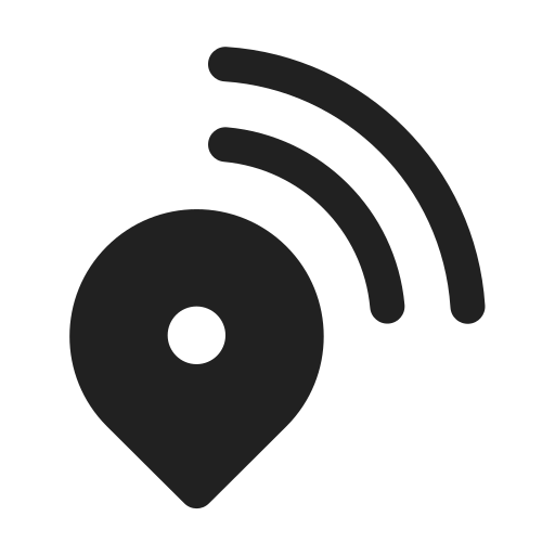 Ic, fluent, location, live, filled icon