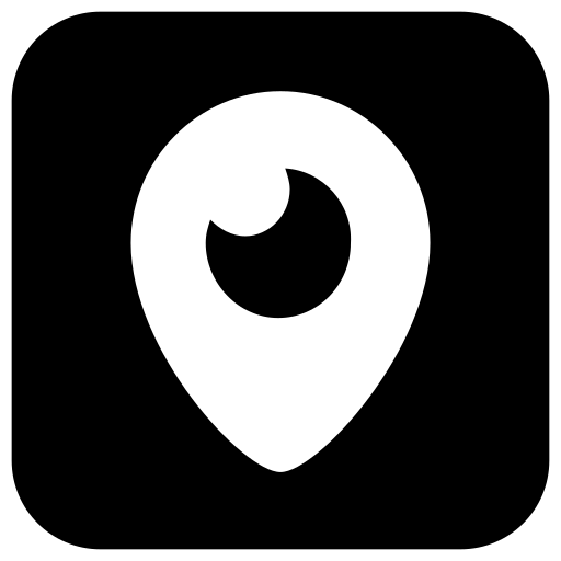 Location, media, network, social icon