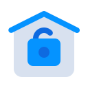 Home,House,Internet,Locked,Padlock,Security,Unlock