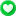 Green, heart icon
