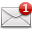 Mail, red, unread icon