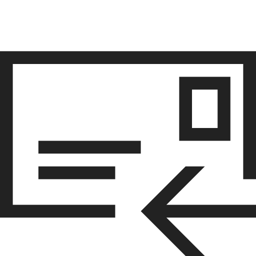 Email, in, mail, message, communication, office icon
